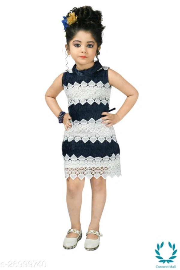 Linotex Girls Party Festival Dress - 1-2 Years, Black/white